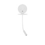 Bodová - NV 9173281 Bodové svítidlo ECLIP bílý hliník nastavitelné vypínač na těle USB nabíjení LED Samsung 230V 3000K osvětlení 6W čtecí lampička 3W IP20 - NOVA LUCE - foto 2