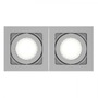 Downlight - RED R10120X VÝPRODEJ VZORKU - Stropní svítidlo BERIT II hliník  230V GU10 2x50W - RED - DESIGN RENDL - foto 2