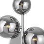 Dekorativní - M MOD545WL-03CH Nástěnné svítidlo Dallas 3x28W kouřové sklo chrom kov designové - MAYTONI - foto 2