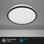 Kruhová - BRI 3403015 LED stropní svítidlo hvězdné nebe, pr. 28 cm, 12 W, černá (starý kód: BRI 3403-015) - BRILONER - foto 2