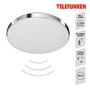 Kruhová - TF 318408TF TELEFUNKEN LED stropní svítidlo s čidlem, pr. 29 cm, 16 W, bílé-chrom - BRILONER - foto 2
