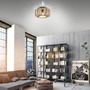 Dekorativní - LD 11412-79 RACOON Stropní svítidlo, dřevo, přírodní, kruhové, E27, retro, pr. 42cm - LEUCHTEN DIREKT / JUST LIGHT - foto 2