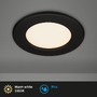 Kruhová - BRI 7053-015 LED vestavné svítidlo, pr. 11,5 cm, LED modul, 6W, 600 lm, černá - BRILONER - foto 2