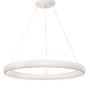 Kruhová - NV 8105603 D Svítidlo závěsné ALBI bílý hliník a akryl LED 80W 230V 3000K IP20 stmívatelné - NOVA LUCE - foto 2