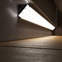 Al profily rohové - RED R14093 LED PROFILE J přisazený 1m bílá matný akryl/hliník  - RED - DESIGN RENDL - foto 2