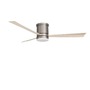 Ventilátory - NV 9953016 Stropní ventilátor se světlem SATIN broušený nikl ocel a sklo dřevěné listy 5 rychlostí 35W LED 18W 3000K - NOVA LUCE - foto 2