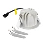 Kruhová - LA 1009305 NUMINOS® XS Stropní vestavné svítidlo, 3000 K, 55°, IP20, kulaté, bílé - BIG WHITE (SLV) - foto 2