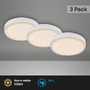 Kruhová - BRI 7061-036 3ks sada LED vestavné svítidlo, pr. 7,5 cm, 3 W, 350 lm, bílé - BRILONER - foto 2