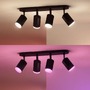 Bodová - PH 8720169319394 Hue 50634/30/P7 Hue WACA Fugato bodové LED svítidlo 4x GU10 5,7W 350lm 2000-6500K RGB IP20 černá - PHILIPS - foto 2