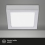 Hranatá - BRI 7123414 LED stropní svítidlo, 17 cm, 12 W, matný chrom (starý kód: BRI 7123-414) - BRILONER - foto 2