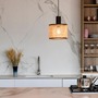 Válec - FARO 68604-47 MAMBO 210 závěsné svítidlo, černá/ratan, pr.210 se zástrčkou - FARO - foto 2