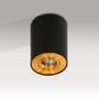 Downlight - AZZ AZ2955 Stropní bodové přisazené svítidlo Azzardo Bross 1 black/gold AZ2955 GU10 1x50W IP20 9,6cm černo-zlaté - AZZARDO - foto 2