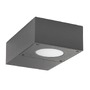 Nástěnná - NV 713411 Venkovní nástěnné svítidlo APOLLO tmavě šedý hliník akrylový difuzor LED 5W 3000K 110-265V 120st. IP54 - NOVA LUCE - foto 2