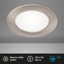 Koupelnová - BRI 7115412 LED vestavné svítidlo, pr. 12 cm, 7 W, matný nikl 7115-412 - BRILONER - foto 2