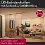 Kruhová - P 94951 LED vestavné svítidlo Base GU10 Flat výklopné 3x4W 230V 2700K černá mat - PAULMANN - foto 2