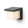 Nástěnná - RED R12560X VÝPRODEJ VZORKU - HIDE SQ nástěnná antracitová 230V E27 13W IP44 - RED - DESIGN RENDL - foto 2
