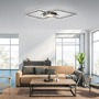 Hranatá - LD 14695-18 ASMIN LED stropní svítidlo 106x37cm, černá, ploché, paměťová funkce, panel 3000K - LEUCHTEN DIREKT / JUST LIGHT - foto 2