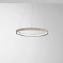 Kruhová - FAN LED-NIKE-S70-ORO Závěsné LED svítidlo Nike (zlaté, kov) 58 W, 8470 lm, DIP‑CCT 2700 / 3200 / 4000 K, pr. 68,5 x 150 cm - FANEUROPE - foto 2