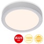 Kruhová - BRI 7117-014 LED stropní svítidlo, pr. 22,5 cm, 16,5 W, matný chrom - BRILONER - foto 2