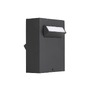 Sloupková - NV 9020926 Venkovní sloupkové svítidlo ZELDA černý hliník a akrylový difuzor proti oslnění LED 9W 3000K 220-240V IP65 - NOVA LUCE - foto 2