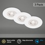 Kruhová - BRI 7036-036 LED vestavná svítidla, pr.9 cm, 3x LED, 4,9 W, 480 lm, bílé - BRILONER - foto 2