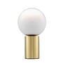 Stolní lampy dekorační - NV 9028842 Stolní lampa JIAN mosazný zlatý kov a bílé sklo s přechody E27 1x12W 230V IP20 bez žárovky - NOVA LUCE - foto 2