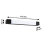 K zrcadlu - P 71216 Selection Bathroom LED svítidlo k zrcadlu Quasar IP44 3000K 230V 7,5W černá - PAULMANN - foto 2