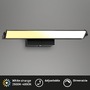Nad obrazy/zrcadla - BRILO 3723-015 LED nástěnné svítidlo, s CCT svítidlo LED panel, stmívatelné 52,5 cm, 15 W, černá - BRILO - foto 2