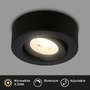 Bodová - BRI 7990015 LED vestavné / přisazené bodové svítidlo – pr.90mm, stmívatelné, 5W, 230V, teplá bílá, nastavitelné, černá - BRILONER - foto 2