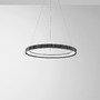 Kruhová - FAN LED-NIKE-S70-NER Závěsné LED svítidlo Nike (černé, kov) 58 W, 8470 lm, DIP‑CCT 2700 / 3200 / 4000 K, pr. 68,5 x 150 cm - FANEUROPE - foto 2