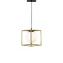 Koule - NV 9206401 Závěsné svítidlo JULIET mosaz a černý kov bílé opálové sklo E14 1x12W IP20 bez žárovky - NOVA LUCE - foto 2