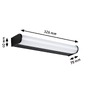 K zrcadlu - P 71211 Selection Bathroom LED nástěnné svítidlo Arneb IP44 3000K 230V 9W černá - PAULMANN - foto 2