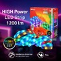 Pracovní osvětlení - BRILO 2354156 LED pásek 5 m - stmívatelné, RGBIC, CCT, dálkový ovladač, samolepící, bílé - BRILO - foto 2