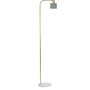 Stojací lampy - NV 9426654 Stojací lampa PAZ zlatý kov mentolové kovové stínidlo bílá základna E27 1x12W 230V IP20 bez žárovky - NOVA LUCE - foto 2