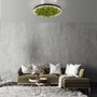 Kruhová - LD 15391-66 GREEN RITUS LED stropní svítidlo 40x40 islandský mech Switchmo 3-krokové stmívání 3000K akustické - LEUCHTEN DIREKT / JUST LIGHT - foto 2
