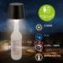 Stolní lampy dekorační - BRILO 7709015 Bota lampička na láhev - 1,8W, 120lm, nabíjecí, LED, stmívatelné, dotykový vypínač, teplá bílá, černá - BRILO - foto 2