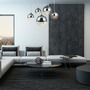 Vícečetná - M P140-PL-170-5-N Závěsné svítidlo Fermi 5xE27 300W průhledné sklo nikl kov - MAYTONI - foto 2