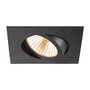 Hranatá - LA 1007428 NEW TRIA® 68 stropní vestavné svítidlo, 1800-3000K, 38°, IP 20, čtvercové, černá - BIG WHITE (SLV) - foto 2