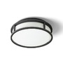 Koupelnová - RED R13677 GRANDE LED 25 stropní opálové sklo/černá 230V LED 12W IP44 3000K - RED - DESIGN RENDL - foto 2
