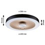 Kruhová - P 71180 LED stropní svítidlo Volea IP44 3000K / 230V 4 / 18,5W stmívatelné černá/zlatá - PAULMANN - foto 2