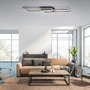 Hranatá - LD 14694-18 ASMIN LED stropní svítidlo 1000x17,9cm černá ploché stmívatelné vypínačem jednoduchý panel 3000K - LEUCHTEN DIREKT / JUST LIGHT - foto 2