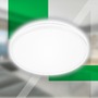 Kruhová - BRILO 3836016 Pulap A LED stropní svítidlo, třída A, přímé a nepřímé osvětlení, bílé - BRILO - foto 2