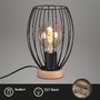 Stolní lampy dekorační - BRILO 7038-015 Stolní lampa, pr. 17,5 cm, max. 25 W, černá - BRILO - foto 2