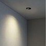 Kruhová - FARO 43411 ARGÓN R zapuštěné stropní svítidlo, černá - FARO - foto 2