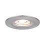Koupelnová - P 94300 LED vestavné svítidlo Nova mini nevýklopné IP44 1x4W 2.700K kov kartáčovaný 230V - PAULMANN - foto 2