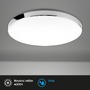 Kruhová - BRI 3351216 LED stropní svítidlo, pr. 35,5 cm, 18 W, bílé-chrom (starý kód: BRI 3351-216) - BRILONER - foto 2
