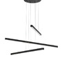 Vícečetná - NV 9010033 Závěsné svítidlo LIOR černý hliník a akryl LED 40W 230V 3000K IP20 - NOVA LUCE - foto 2