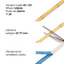 Jednobarevné LED pásky 12V, 24V, 230V - COB LED pásek 5m 5MCOB1212 - foto 2