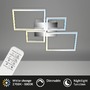 Hranatá - BRILO 3093-018 LED CCT rám 75 cm 10,5W 1400lm chrom - BRILO - foto 2