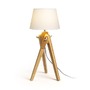 Stolní lampy dekorační - RED R14040 AMBITUS/ALVIS 24 stolní krémově bílá bambus 230V E27 7W - RED - DESIGN RENDL - foto 2